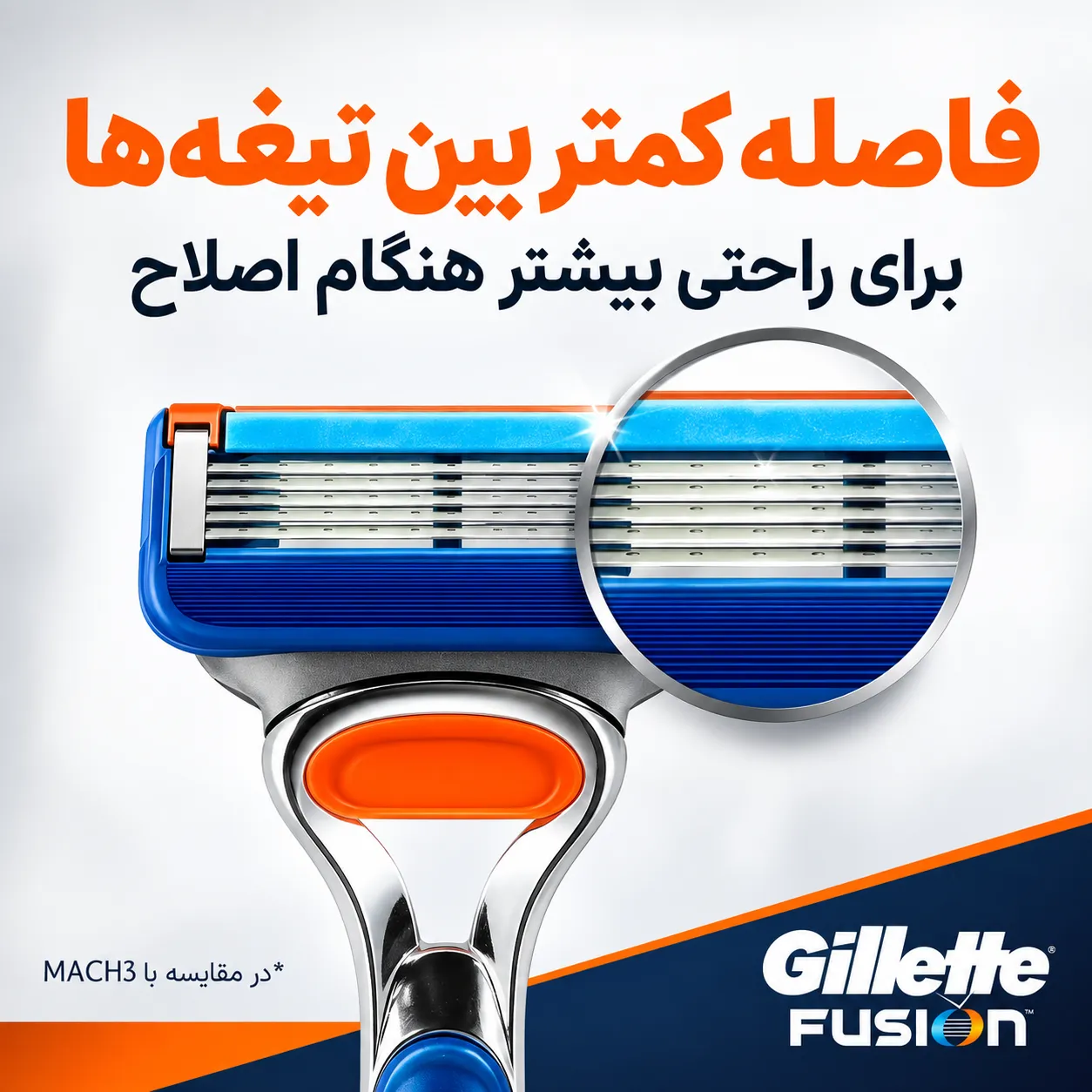 تیغ یدک ژیلت مدل Fusion 5 بسته 4 عددی